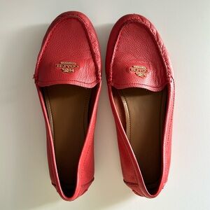 Coach women’s size 7 leather loafers